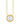 Mini Round Bezel Solitaire Necklace - 14ct Yellow Gold